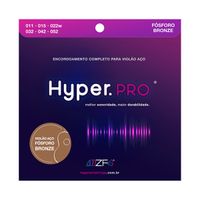 Encordoamento Hyper.Pro Pro211 Violao Fosforo Bronze 011