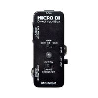 Pedal Mooer Mdi1 Micro Di Direct Input Box Guitarra Baixo