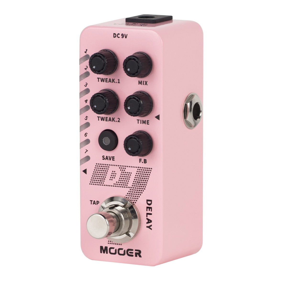 Pedal Mooer D7 Delay E Looper Para Guitarra