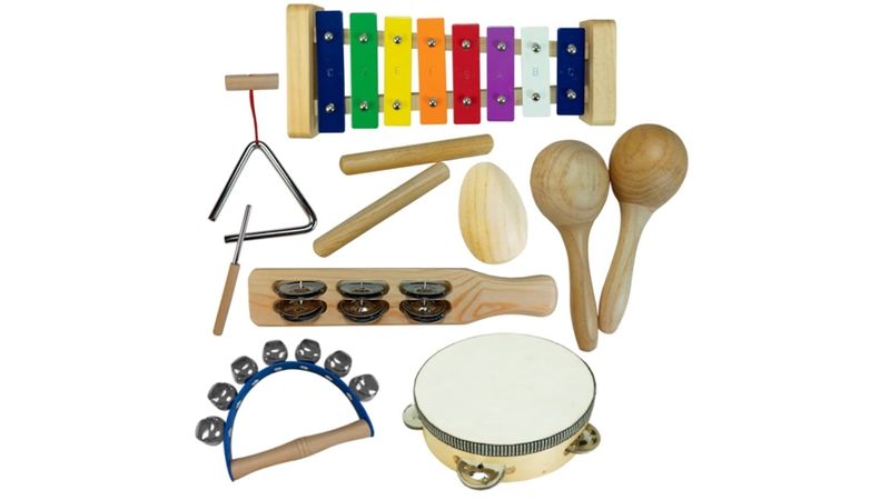 Bandinha Ritmica - Kit Com 20 Instrumentos Musicais