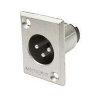 Conector Amphenol Xlr Macho Painel Ac3Mmp Metal