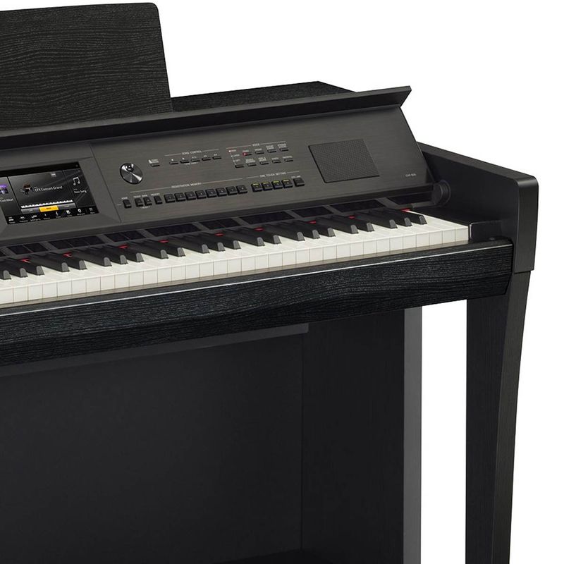 PIANO-DIGITAL-YAMAHA-CLAVINOVA-CVP-805PE-POLISHED-EBONY-COM-BANCO-Ar