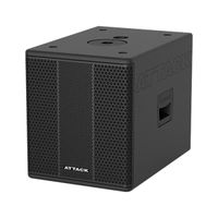 Subwoofer Attack Vss110A High Power Versa Red