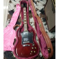 Guitarra Sx Ssgstd Sg 2 Humb Com Case Twrw-Vinho Usado