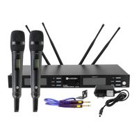 Microfone Sem Fio Duplo Bastão Kadosh K1202M