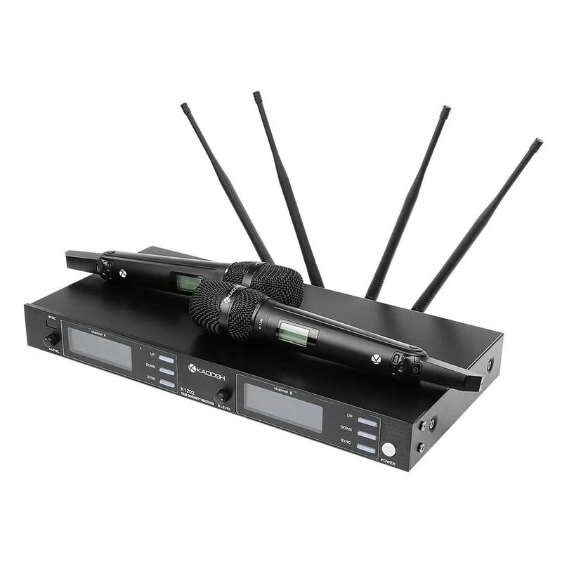 MICROFONE-SEM-FIO-DE-MAO-DUPLO-PROFISSIONAL-DISPLAY-K1202M-KADOSH--2r