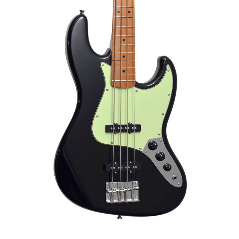 Contra-baixo-Tagima-Woodstock-Jazz-Bass-TW-73-Preto-com-Escudo-Mint-Green-r