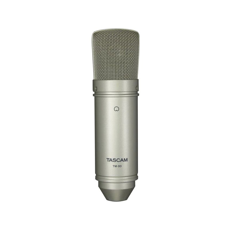 MICROFONE-TASCAM-TM-80-CONDENSADOR-CARDIOIDE-PRATA-