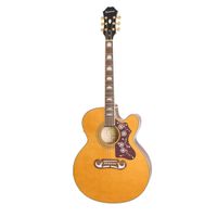 Violão Eletroacústico Epiphone Ej-200 Sce Solid Top Vintage Natural