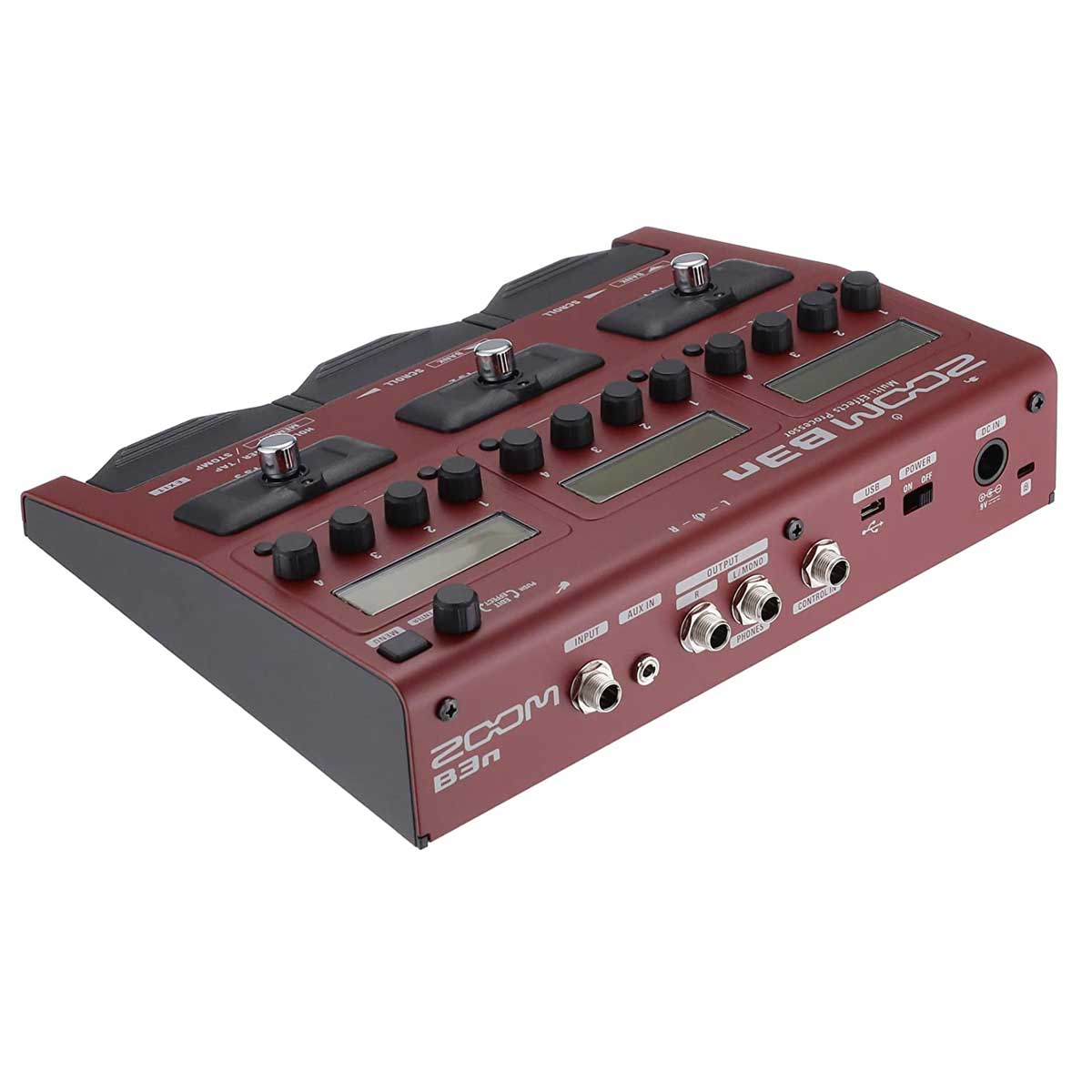 PEDALEIRA ZOOM B3N PARA BAIXO COM MODULO DE EFEITO