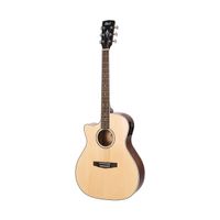 Violão Cort Ga Medxlh Op Canhoto Eletroacústico 6 Cordas