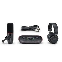Interface Focusrite Vocaster Two Studio Kit Para Podcast