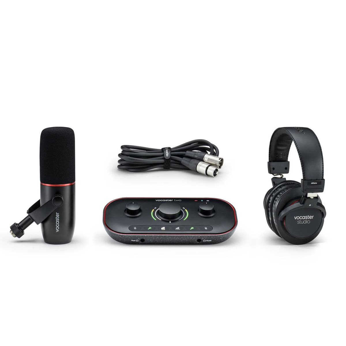 Interface Focusrite Vocaster Two Studio Kit Para Podcast