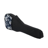 Capa Ukulele Concert Ohana Ub-24Bl Preto Com Estampa