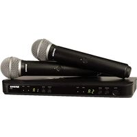 Microfone Shure Blx288Br Pg58-J10 S/ Fio Duplo