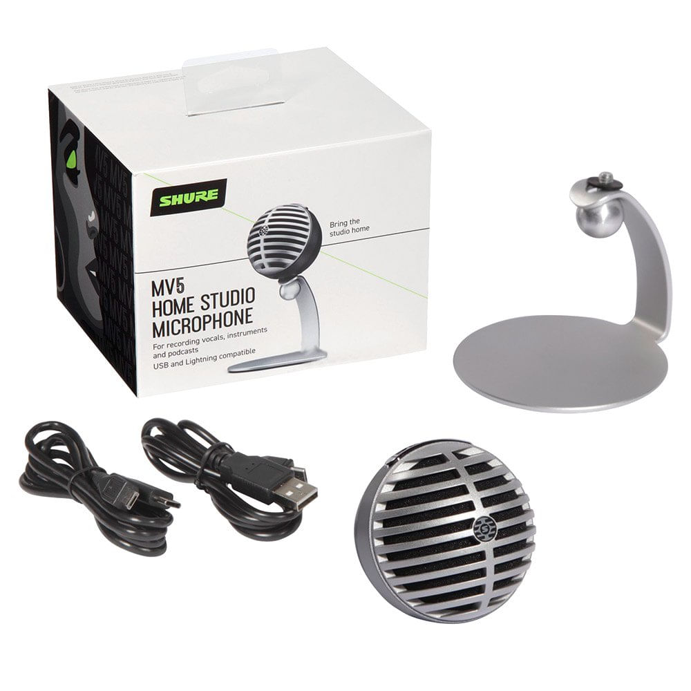 Microfone Shure Mv5 Dig Home Office