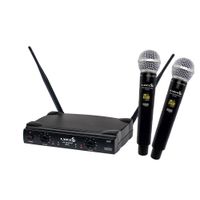 Microfone Lyco Uh02 Mm Duplo Uhf
