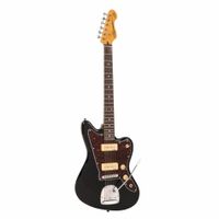 Guitarra Vintage V65V Jaguar Reissued Gloss Black