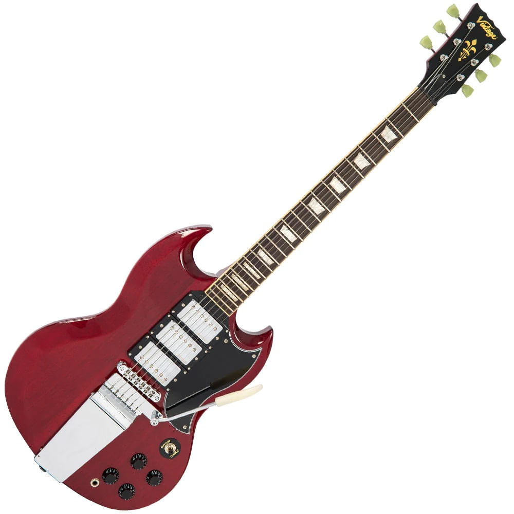 GUITARRA VINTAGE VS63V SG CHERRY