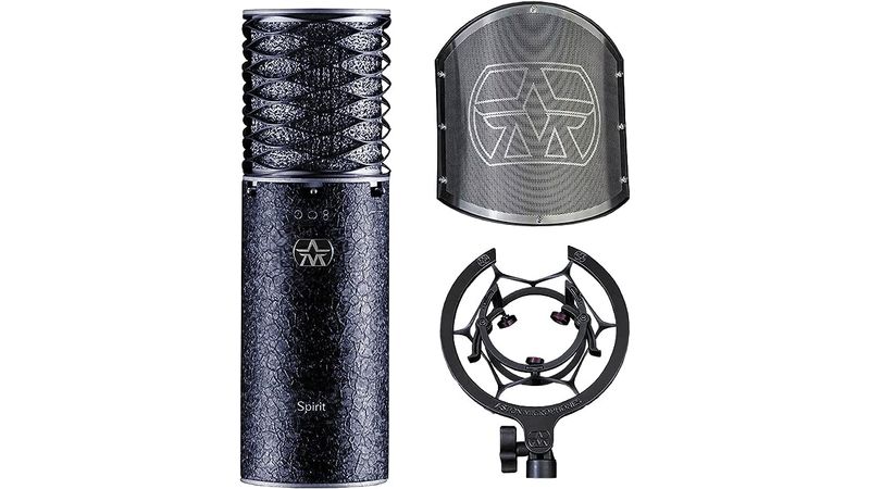 MICROFONE ASTON SPIRIT BLACK BUNDLE MICROFONE ASTON SPIRIT BLACK BUNDLE