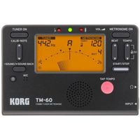 Metronomo C/Afinador Korg Tm-60C Bk (Preto)