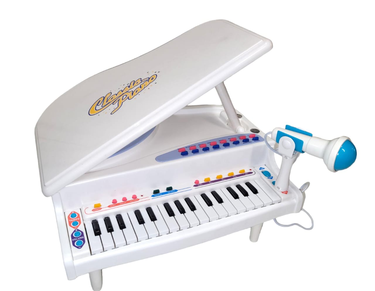 Teclado de piano eletrônico infantil instrumento de música infantil de  plástico
