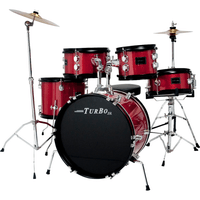 Bateria Turbo Junior-Rd Vermelha Sparkle