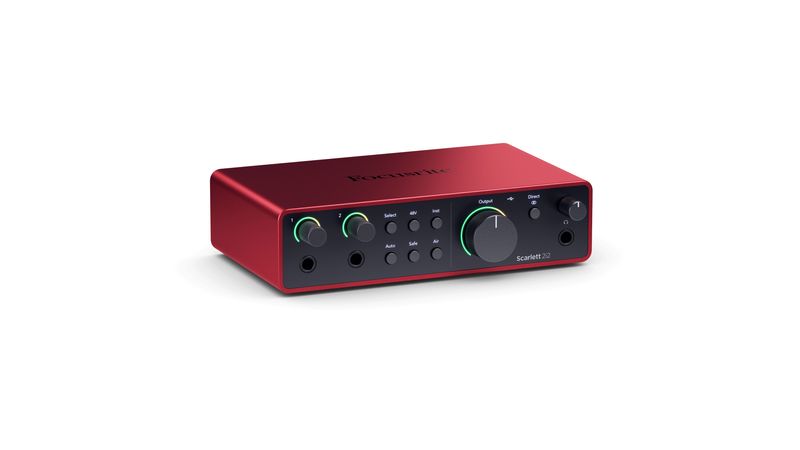 KIT INTERFACE FOCUSRITE SCARLETT 2I2 STUDIO 4 GERACAO