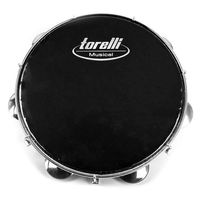 Pandeiro Torelli Tp301 Pele Preta Injetado De 10