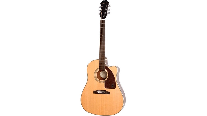 VIOLAO EPIPHONE AJ210CE ELETRICO ACO NATURAL C CASE
