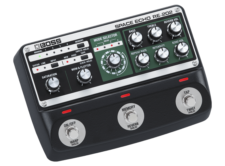 BOSS RE-202 | Pedal de delay e reverb Space Echo