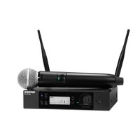 Microfone Sem Fio Shure GLXD24R+ BR Z3 SM58 Rack
