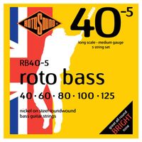 Encordoamento Baixo Rotosound RB40-5 (Roto Boss) 5 cordas 40-125