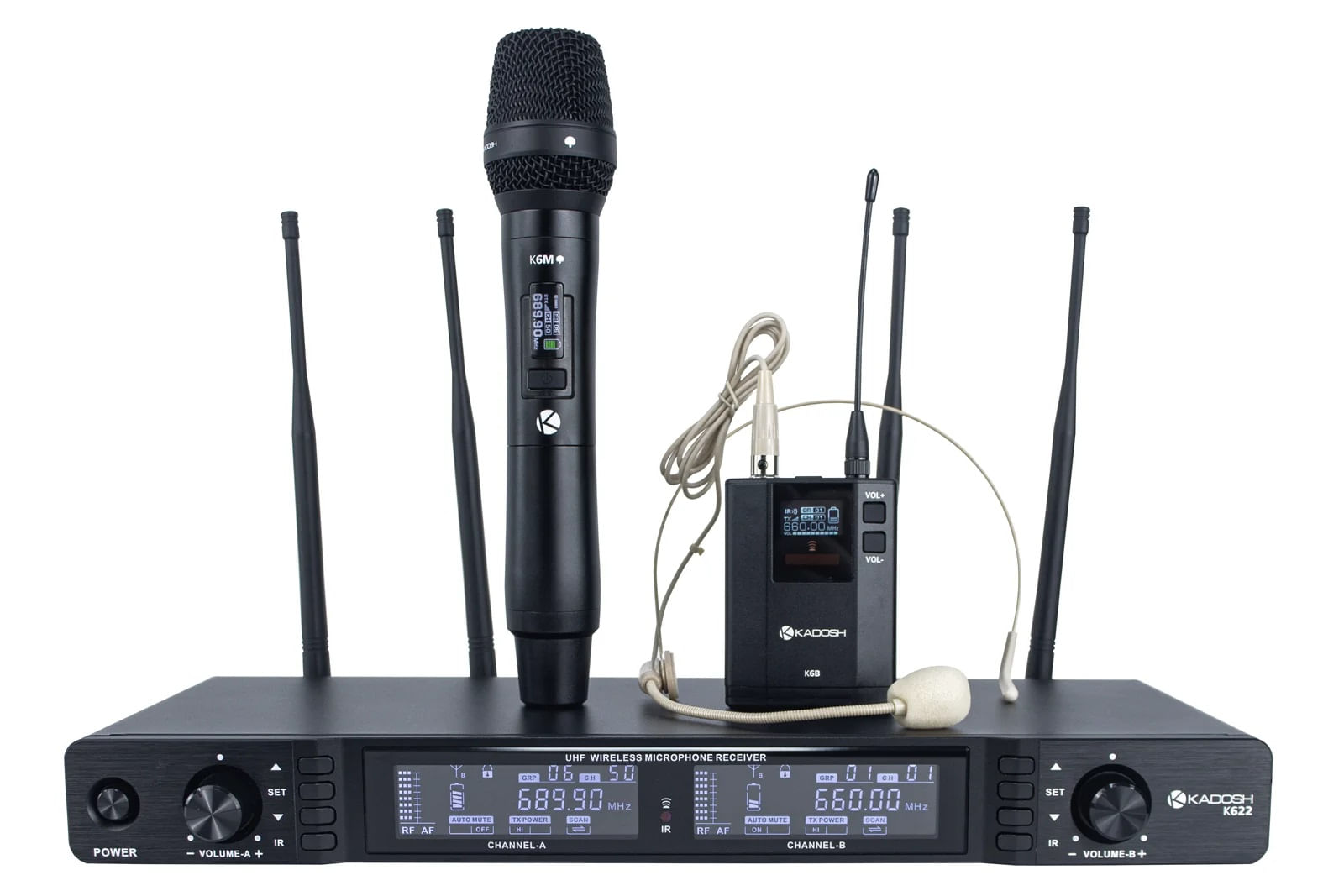 Microfone Kadosh K 622C Sem Fio
