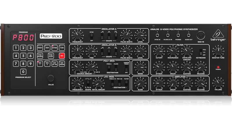 Sintetizador Analogico Behringer Pro-800 Polifonico de 8 vozes
