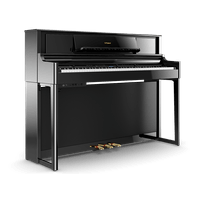 Roland LX705 Preto Polido | Piano de Armário Digital