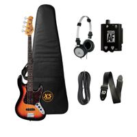 Kit Baixo Tagima TW-73 Sunburst Com Capa Correia Amplificador de Fone e Fone AKG414