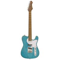 Guitarra Aria Pro II Tele 615 MK2 Nashville Turquoise Blue