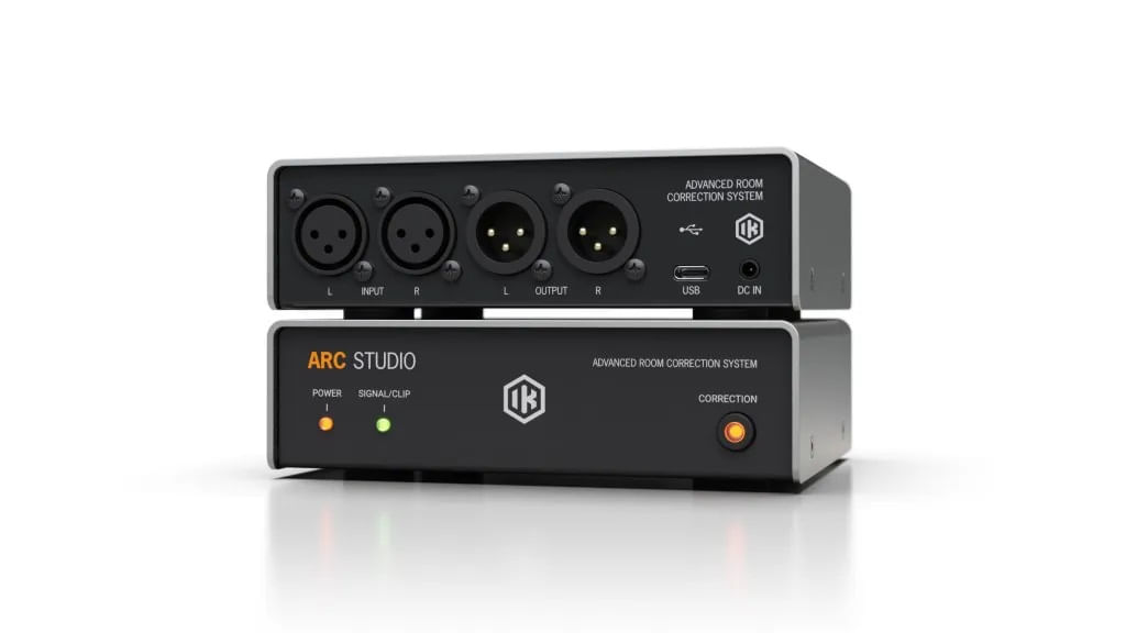 配信機器・PA機器・レコーディング機器 IK Multimedia ARC Studio Processador Arc Studio IK Multimedia Para Monitores com Microfone RTA