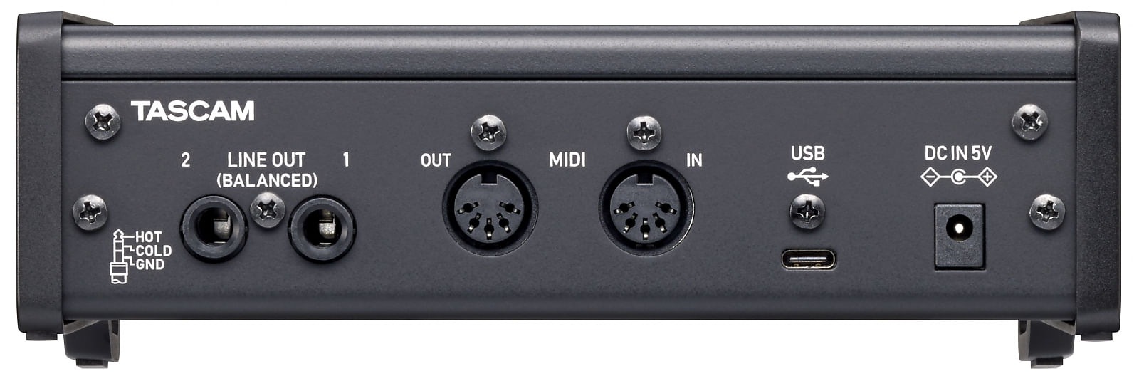 Interface de Audio Tascam US-2X2HR MIDI USB