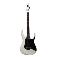 Guitarra Inteligente Mooer GTRS M800 PW Pearl White com Pedal GWF4 BK