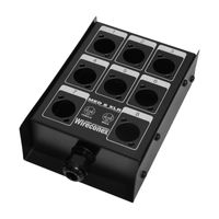 Painel Medusa Wireconex MED2 08 1SN 08 Vias XLR Sem Conector