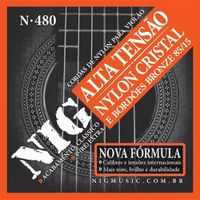 Encordoamento Violão NIG N480 Cristal/Bronze