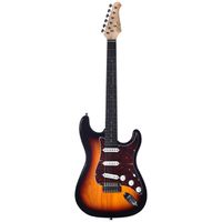 Guitarra Seizi Vintage Shinobi Ash SSS Seymour Sunburst Puple Heart