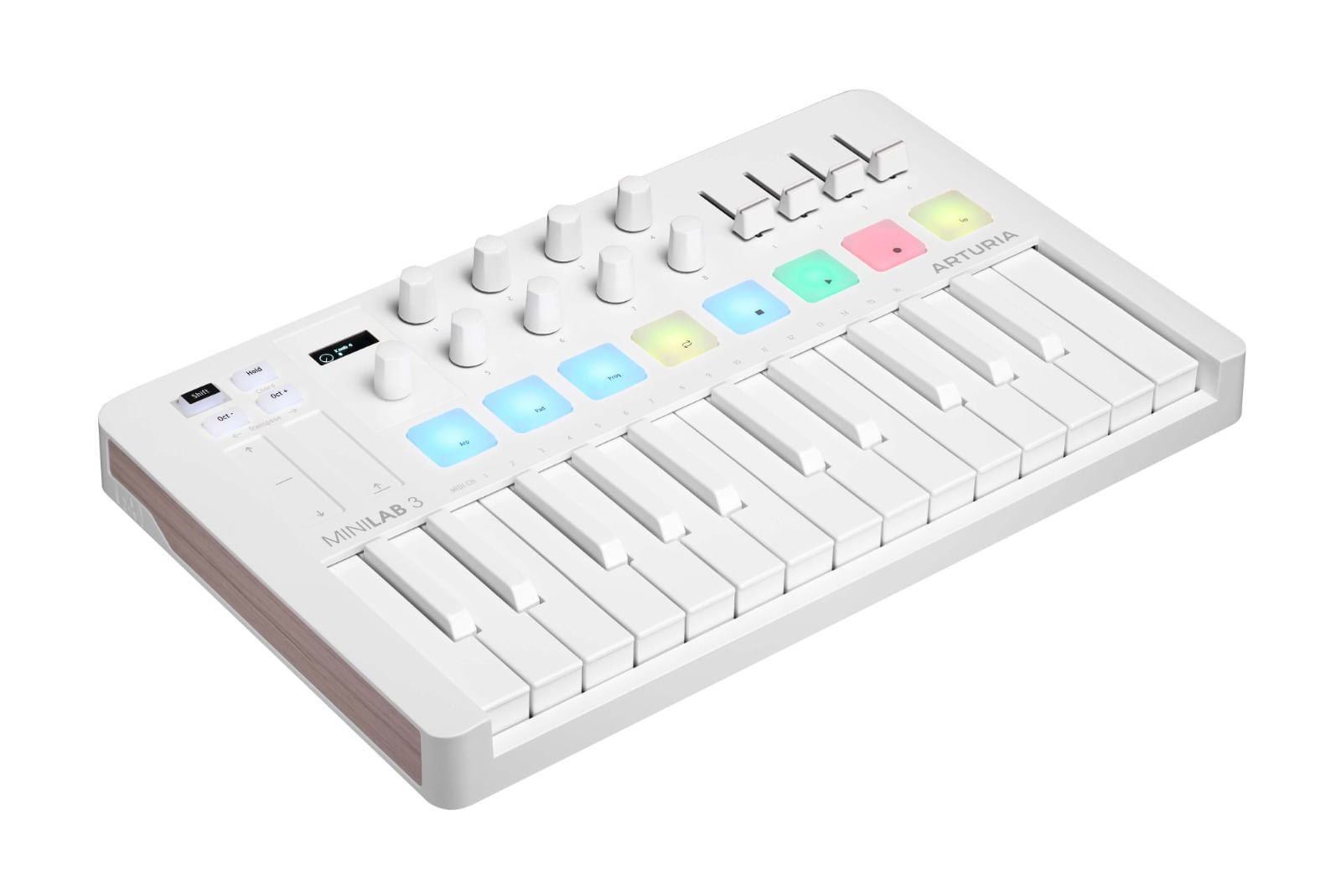 【ワンオーナー】ARTURIA MiniLab 3 MIDIキーボード（白） Teclado Controlador Arturia Minilab MK3 MIDI Alpine White