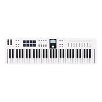 Teclado Controlador Arturia Keylab Essencial 61 MK3 Branco