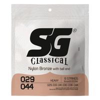 Encordoamento Violao Nylon Sg C/ Bolinha Tensao Alta Pesada Bronze (11000)