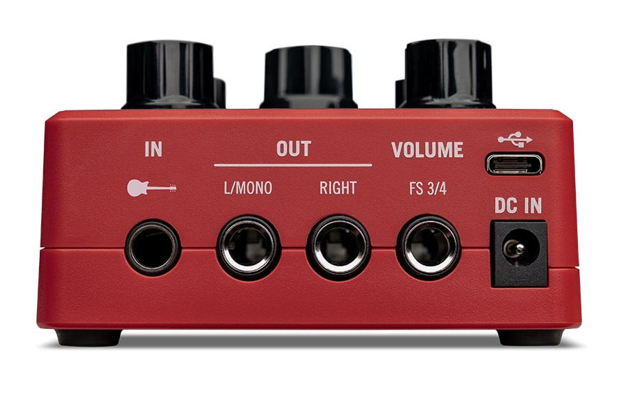 Pedaleira Line 6 Pod Express Vermelho Guitarra
