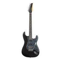 Guitarra Seizi Fun Katana Musashi HSS Midnight Black Sparkle