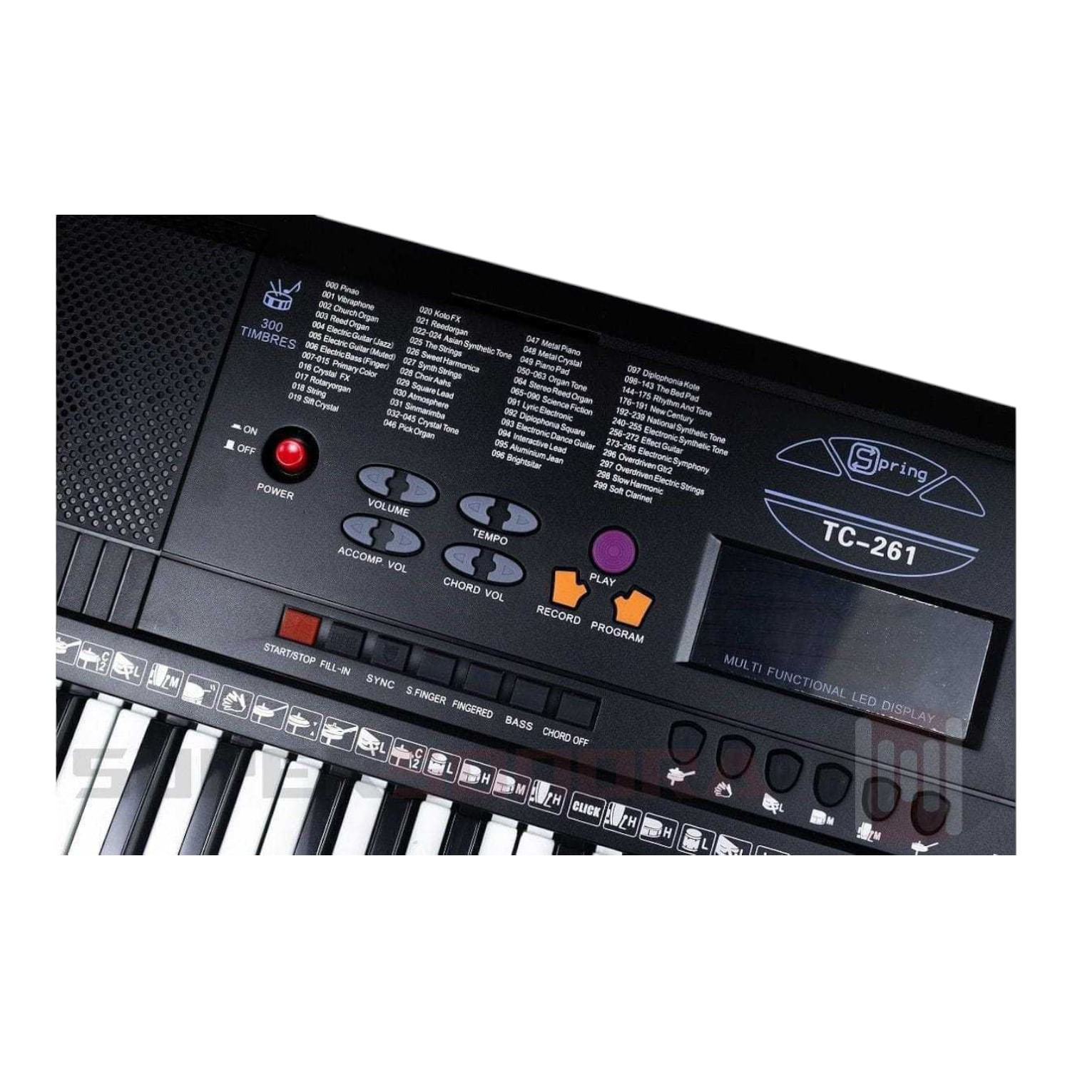 Teclado Spring Tc-261 61 Teclas